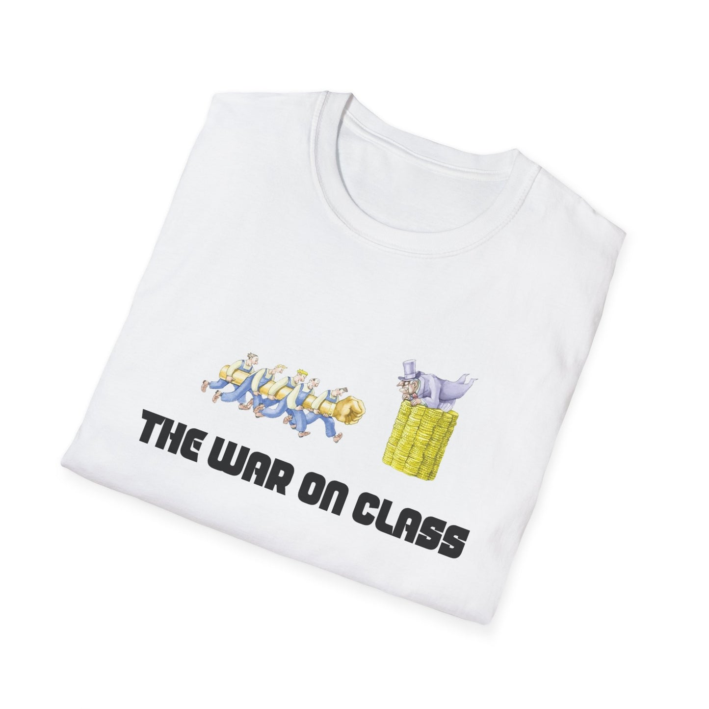 Unisex T-Shirt - "The War on Class" Graphic Tee for Social Awareness & Casual Wear