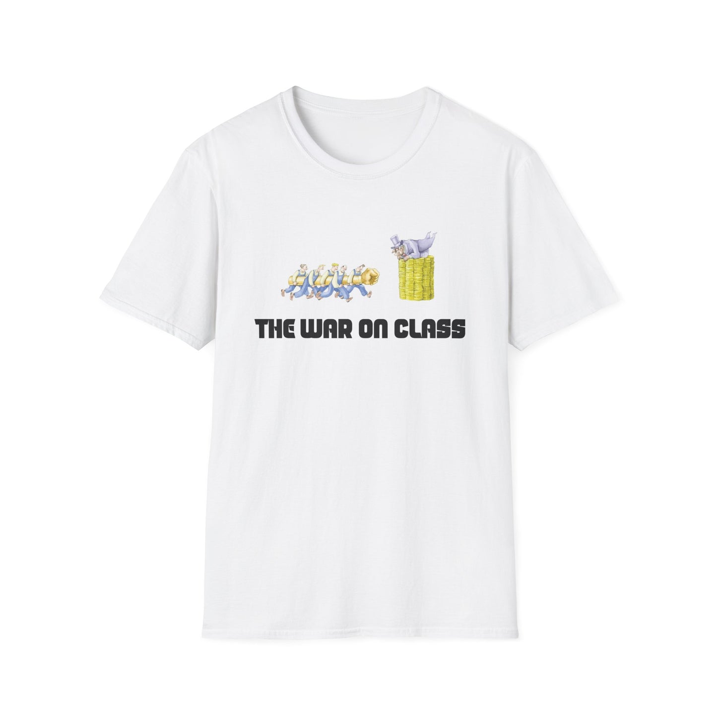 Unisex T-Shirt - "The War on Class" Graphic Tee for Social Awareness & Casual Wear